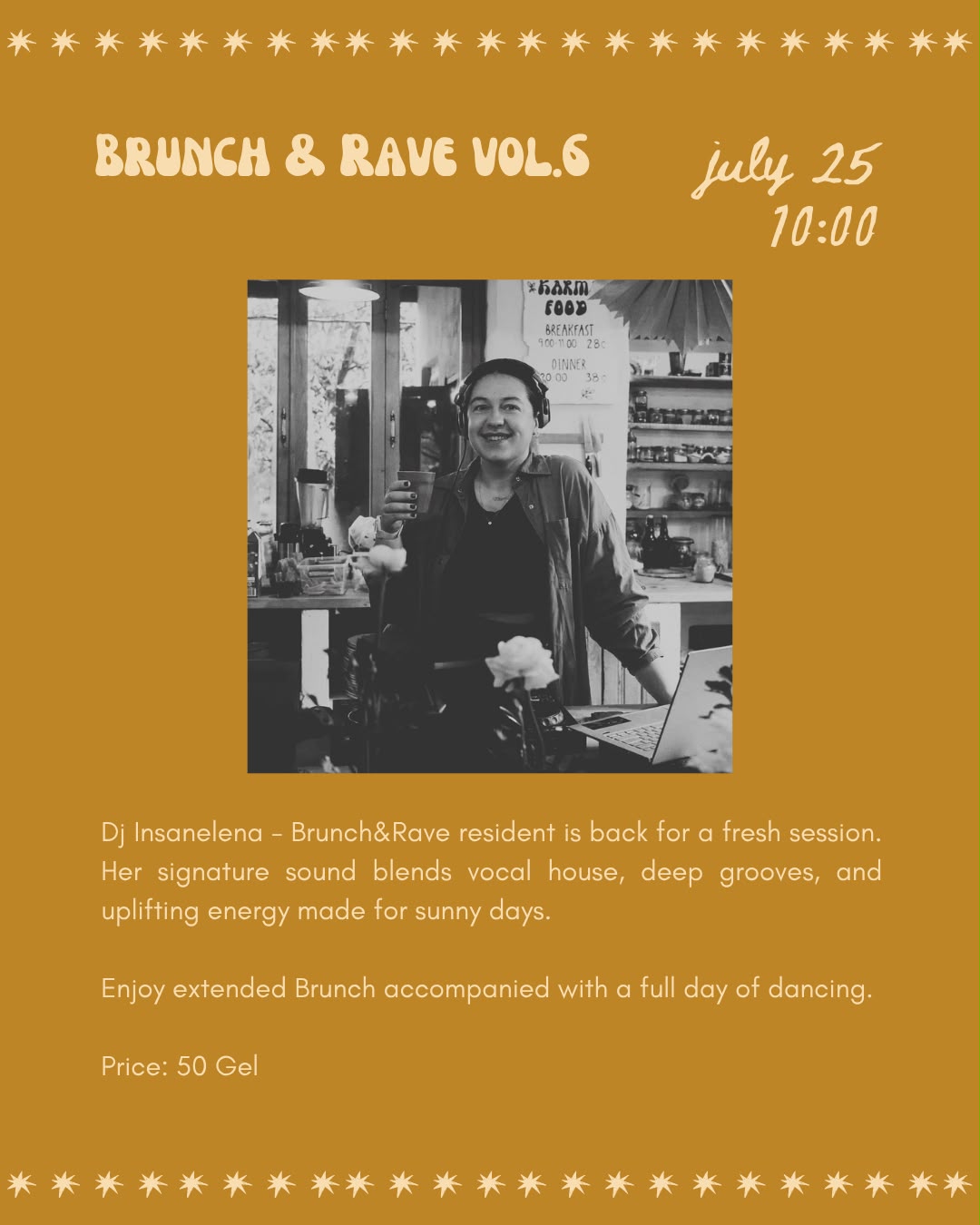 Brunch & Rave Vol.6 — July 25, 10:00
