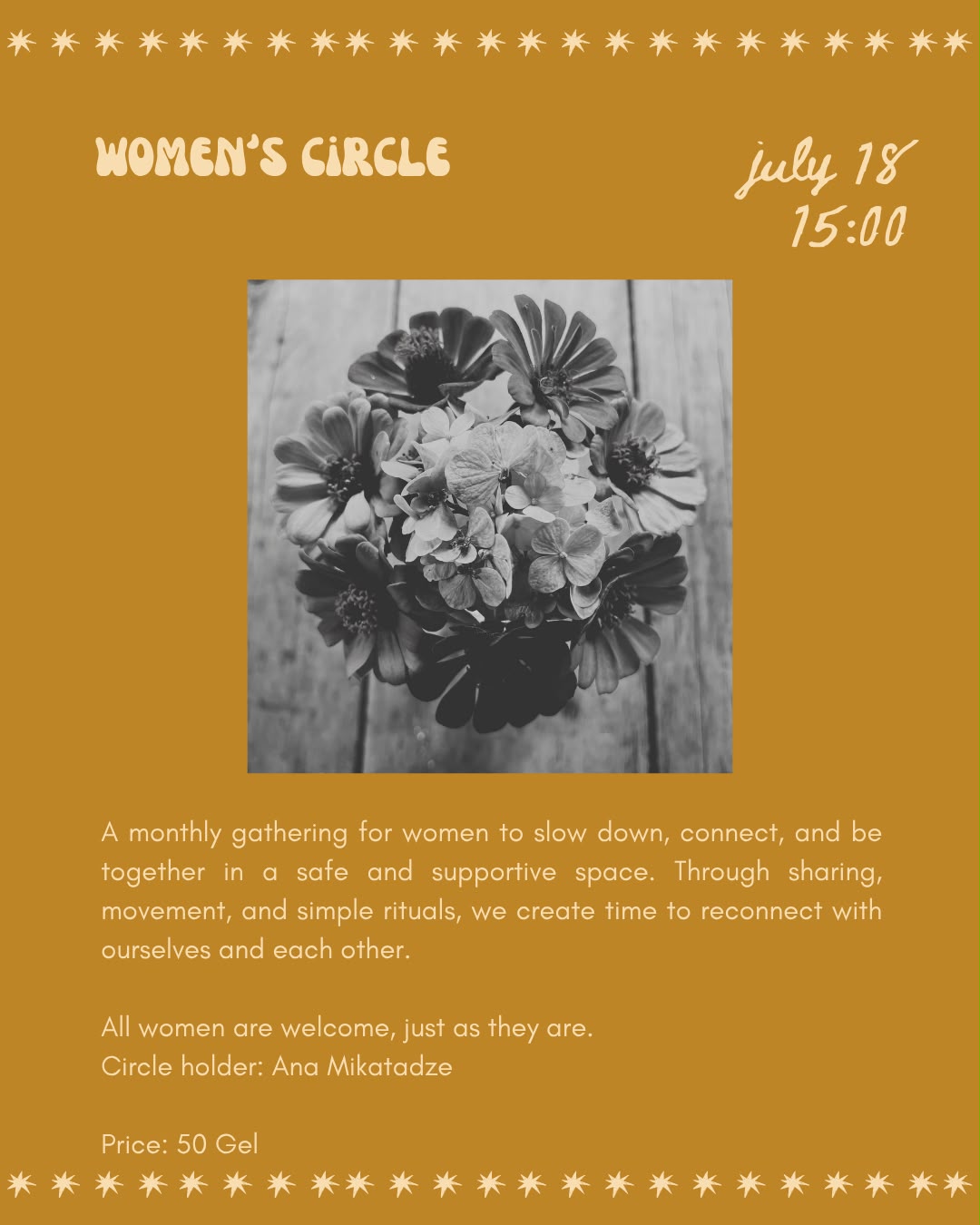 Women's Circle — July 18, 15:00
